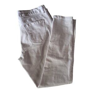 Signature Studio Distressed White Denim Jeans Size 14